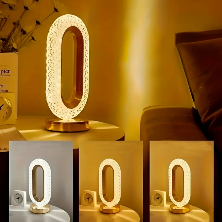luminaria-para-mesa-de-cristal-iluminando-ambiente-com-tons-de-cores-fria-neutra-quente